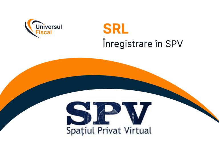 Cont SPV pentru SRL